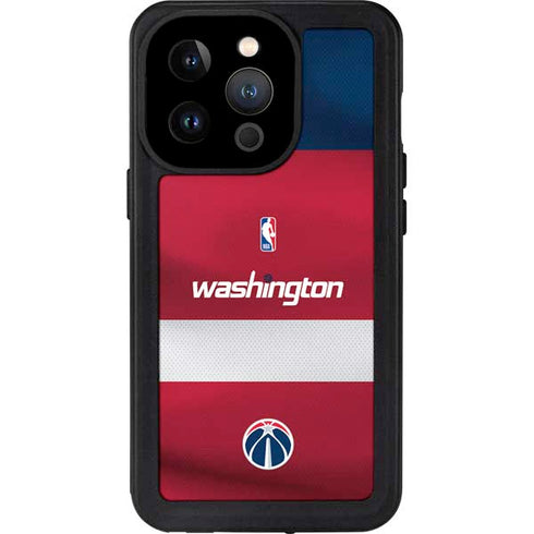 NBA Washington Wizards Jersey iPhone 15 Pro Waterproof Case